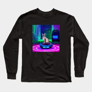 Cyberpunk Kitty Long Sleeve T-Shirt